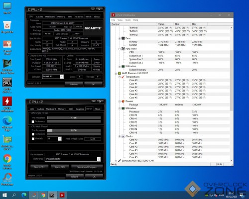 AMD Phenom II X6 1090T + MSI 970A G43 AM3+ Z
