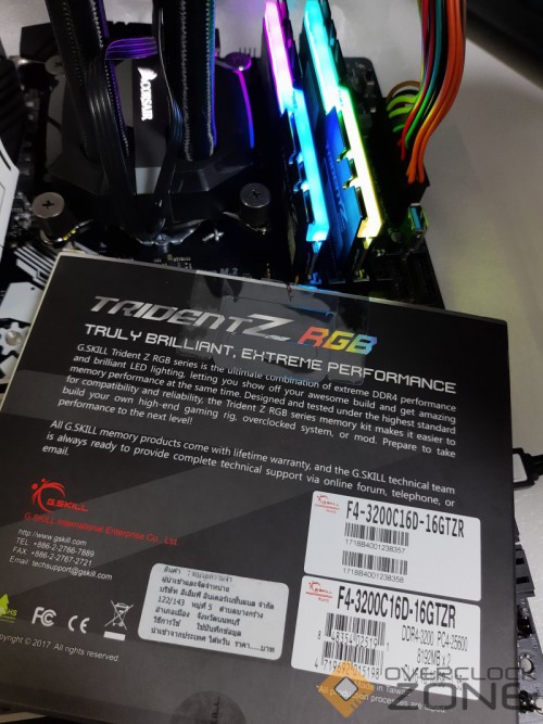 G.SKILL DDR4 Trident Z RGB For AMD Ryzen & Ryzen Threadripper PC4